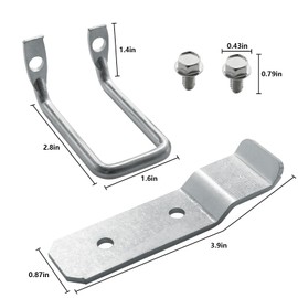 Hugexpen 71061PK Latch Strike Plate for Weather Guard Tool Box Locks