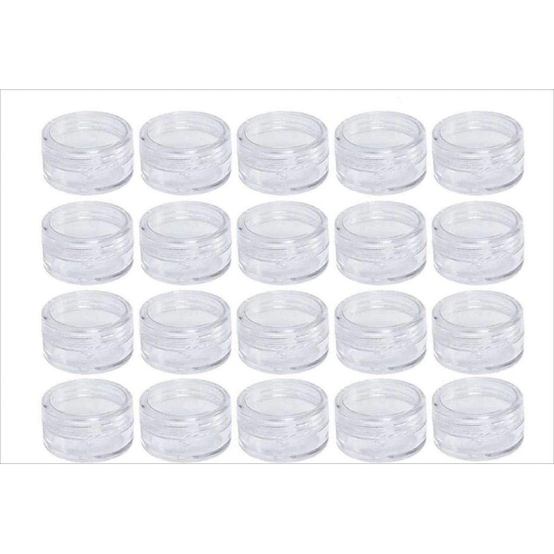 moonwood Container Refill 0.2 oz (5 g) with Lids Plastic
