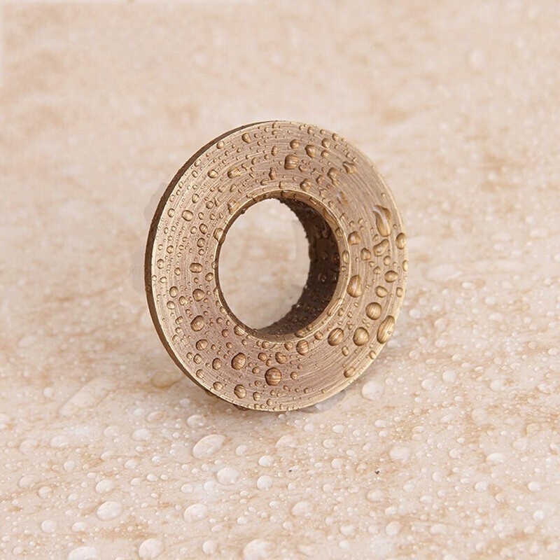 NSODOO Sink Cover Overflow Cover Brass Insert Hole Round Caps