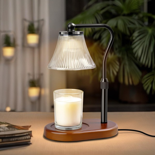 Viyelioc Candle Warmer Lamp, Candle Lamp Warmer with Timer &
