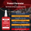 VIKAGU 277 Thread Lock,Red High Strength Threadlocker - Anaerobic Adhesive