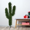 Northlight 6' Pre-Lit Artificial Pine Cactus Christmas Tree, Warm Clear