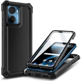 Case World for Cricket Magic 2 5G Case (2024), AT&T Propel 2 5G with [Built-in Screen Prote