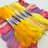 Bracelet String Kits, 50 Colors Rainbow Color Embroidery Thread, Cross