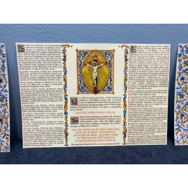 BEAUTIFUL TRAVEL SIZE ALTAR CARDS + TRADITIONAL LATIN MASS CARDS