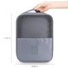 Shoe Organizer,Mossio Breathable Space Saving Shoe Bags for traveling Grey