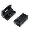 Torque Hinge 4PCS Black Adjustable Door Hinge Nylon Plastic Butt