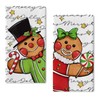 Seliem Merry Christmas Gingerbread Man Kitchen Dish Towels Set of