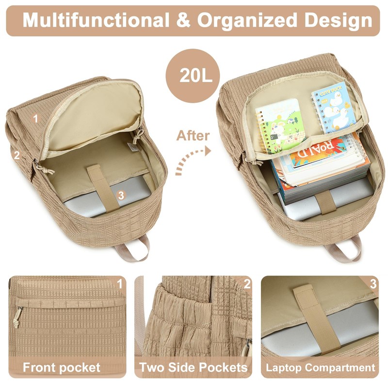 School Backpack for Teen Girls Women Laptop Backpack College Bookbags