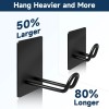 NoBrand Self Adhesive Hooks Heavy Duty, Large Stainless Steel Towel