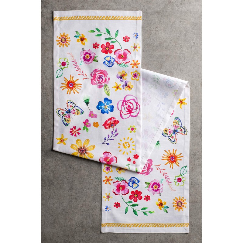 Maison d' Hermine Tablerunner 100% Cotton Decorative Washable Table Runners