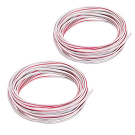 41b4494-1 Garage Door Wire Replacement for Liftmaster Chamberlain Craftsman Garage Door Opener Wire, 2 Conductor Bell Wire Assembly 26' Length - 2 Pack