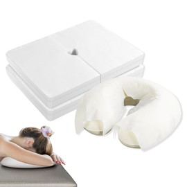 SPORWAY 200 Pcs Disposable Face Covers: Ultra Soft Material Non-Sticking Disposable Massage Face Covers, Dustproof Non-Woven Face Covers for Massage, for Headrest Protection (27-37cm)