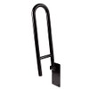 Black Folding Hinged Bathroom Safety Steel Grab Bar/Rail, Drop Down