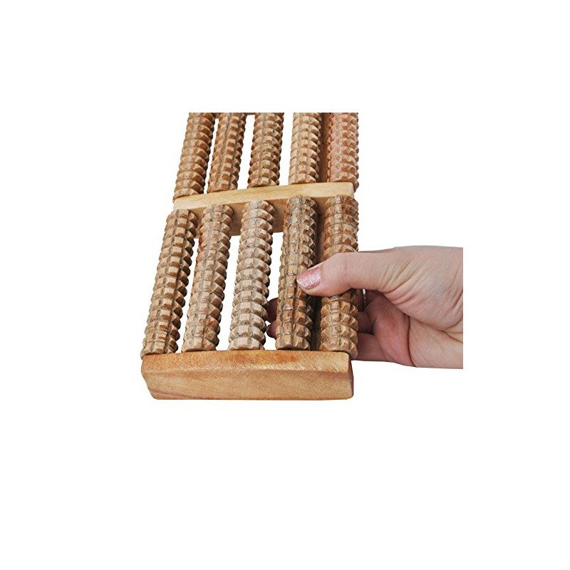Wooden Foot Massage Roller Relieves Pain - KAMIUSORE