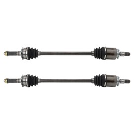 TRQ Rear CV Axle Shaft Assembly Set Compatible with 2008-2014 Subaru Impreza
