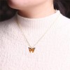 Friendship Butterfly Necklace Pendant 2 Best Friend BFF Necklace Long