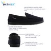 isotoner Men's Microterry and Waffle Travis Moccasin Slippers with Memory