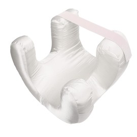 Cocoarm Memory Foam -Unterstützung, Verbessert Schönheitsroutinen, Ergonomische Designvorteile, Am Besten für den Rückenschlaf mit Seidenstoff, Bequeme Kopfstütze für Bettmagenschläfer (White)