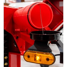 Waterproof Document Holder – 1005RED (13.5 x 6 x 5) – Versatile Storage Tube for Documents, Registration, Tools, and More – Ideal for Trucks, Tractors, Equipment, Warehouses, and Off-Road Vehicles