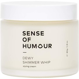 SENSE OF HUMOUR Dewy Shimmer Whip 2.8 oz (80 g) Hair Styling Cream, 100% Natural Ingredients, Hair Gloss, Cohesive Hair