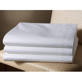 Westin Ultra Luxe Flat Sheet - Soft, Luxurious 600 Thread Count Cotton Top Sheet - White - Queen