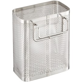 Wahei Freiz SUI-6078 Dish Drainer, Cutlery Pocket, Small, Stainless Steel, Small Items Will Not Fall Off, Punching Material