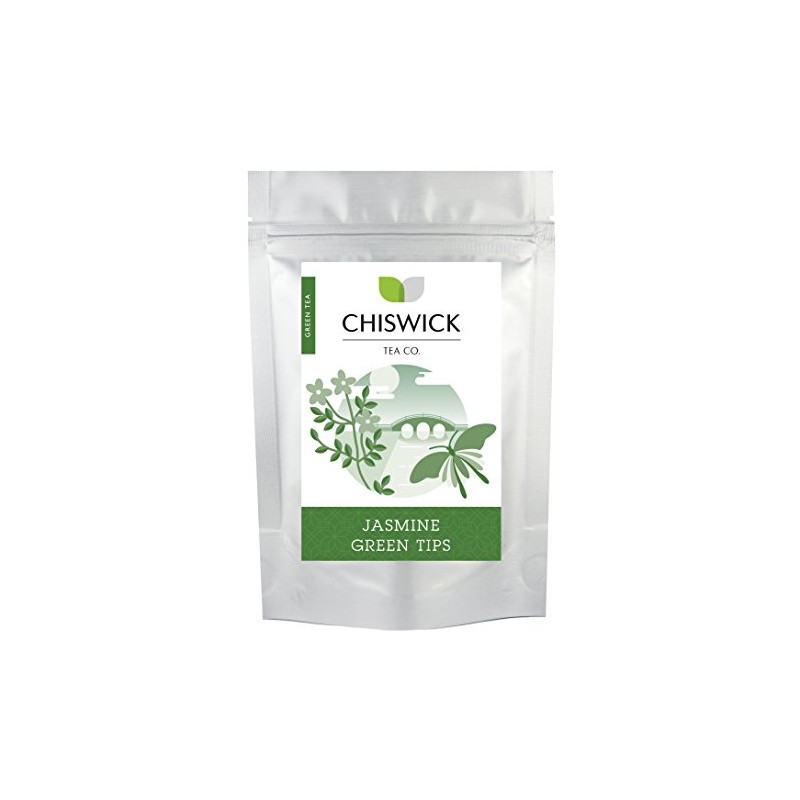 Jasmine Green Tips (Da Bai Hao) Premium Loose Leaf Green