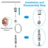 PATIKIL Ceiling Hanging Wire Cable Kit, 2m/6.6ft 2 Set Adjustable