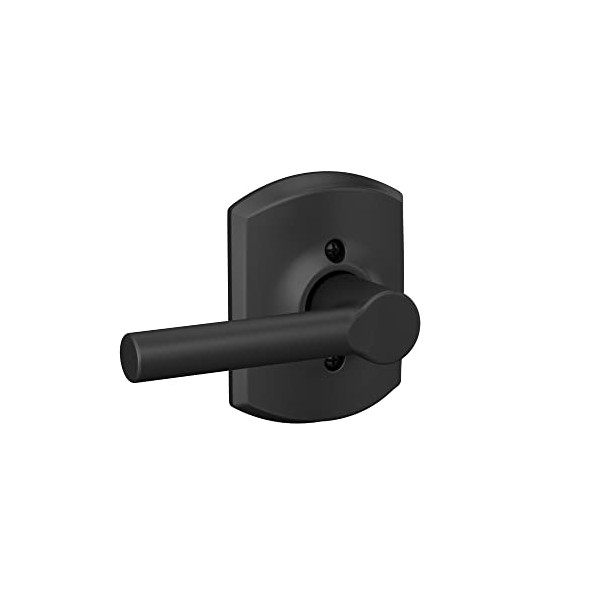 Schlage F170 BRW 622 GRW Broadway Door with Greenwich Trim,