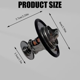 FUZIDDN 203°F Engine Thermostat 52028898AE Replacement - OEM Fit for 2003-2018 Dodge Ram 1500/2500/3500 5.7L, Jeep Grand Cherokee, Chrysler 300, 6.1L/6.2L/6.4L HEMI Engines (2-Year Warranty)