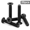 Tunejoy Pack of 20 M5 x 30 mm Countersunk Screws