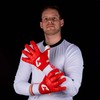 CATCH & KEEP Fly Red Soul Men's Goalkeeper Gloves, Size