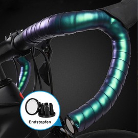 Bumlon Road Bike Handlebar Tape, Bicycle Handlebar Tape, EVA Shockproof, Reflective Bicycle Handlebar Grips, Belt, Handlebar Tape, Cycling, Bicycle, Mountain Bike, Road Bike - 2 Wheels with Handlebar