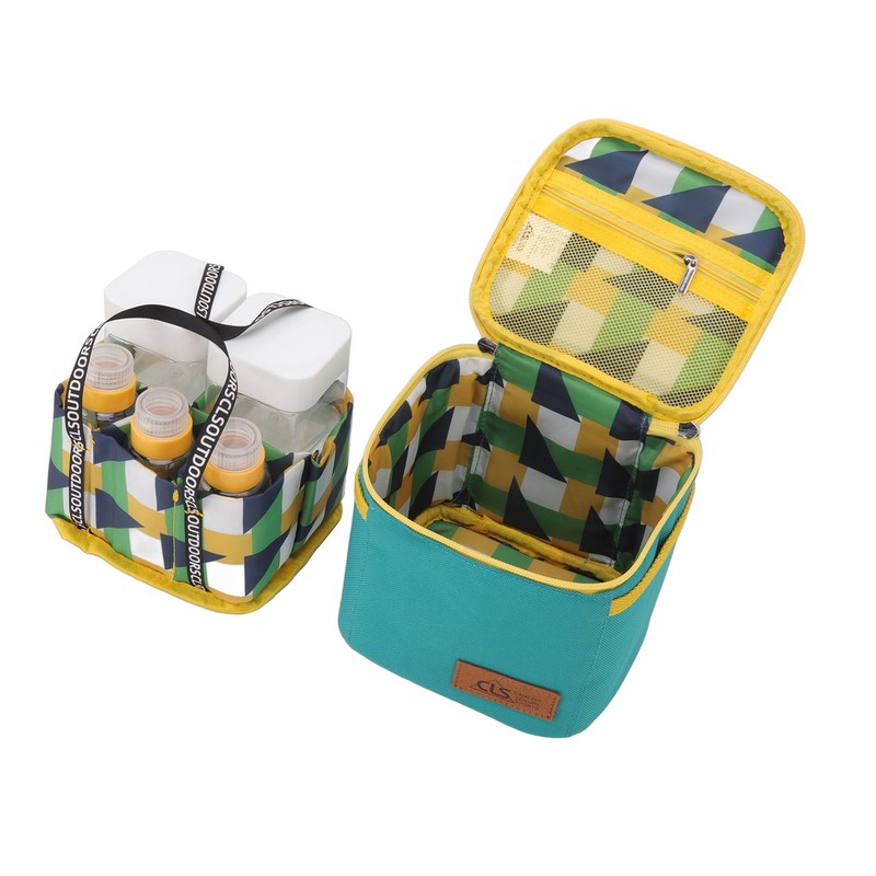 Spice Containers 7 Boxes Portable Seasoning Box for Outdoor BBQ