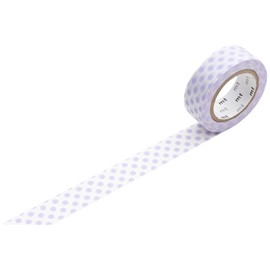 mt Dot Usufuji Washi Masking Tape Roll - Lavender