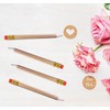 Adhere 25pcs Golf Pencils with Eraser Pre sharpened Hexagon half