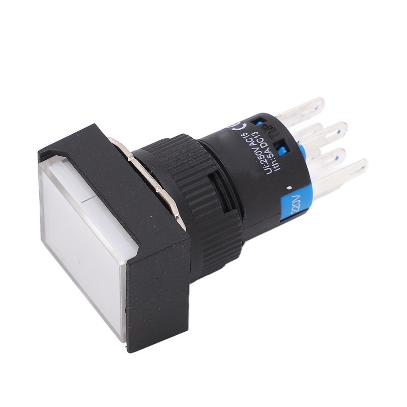 25 Pcs Industrial Push Button Switch Self Locking Push Button