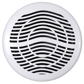 Rockville MS12LW 12" 2800 Watt White Marine/Boat 12" Free Air Subwoofer w/ LED's