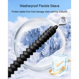 Spout Control Input Cable Replace AM134404, Chute Deflector Cable Fit for John Deere Snow Blower L Series L100 L105 L107 L108 L110 L111 L118 L120 L130 X Series X300 X320 X330 X340 X500 X520 X530 X540
