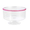 Trifle Containers with Pink Gem Trim -3 Pc. - Party
