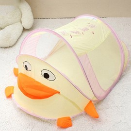 [MJ Trade] Infant Baby One-Touch Character Mosquito Net Character Mosquito Net/Yellow 2ea