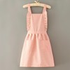 Goodspoon Cute Maid Apron Kitchen Stylish H-Shaped Simple Pocket Home