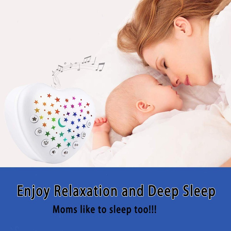 BEREST A13 White Noise Machine & Baby Sleep Soother with