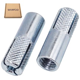 SKIR'CO Knurled Drip Anchors M8 x 30 mm, Expansion Bolt Sleeve Wall Anchors Concrete Anchors (Pack of 20)