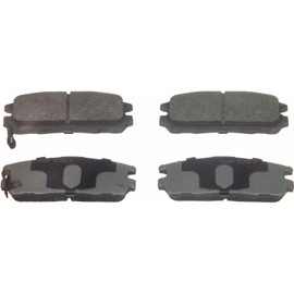 Wagner Brake MX869 ThermoQuiet OE Semi-Metallic Front Disc Brake Pads w/Hardware Kit