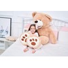 IKASA Giant Teddy Bear Plush Toy Stuffed Animals (Brown, 63