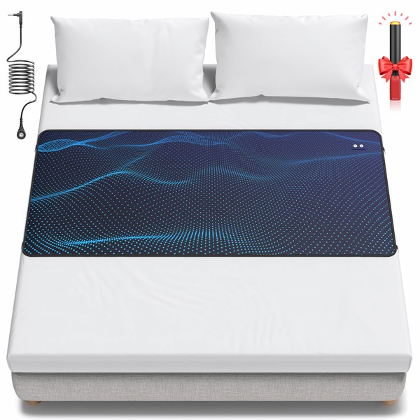BOVEREY Grounding Mat for Bed, Grounding Sheets Earth Connected Grounded