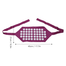 Acupressure Massage Belt,Acupressure Massage Belt, Stress Reduce Pain Reduce Waist Acupuncture Mat Back Acupressure Belt Acupressure Body Mat for Home Adults