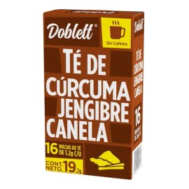 Té Doblett Cúrcuma Jengibre Canela 16 Sobres 19.2g